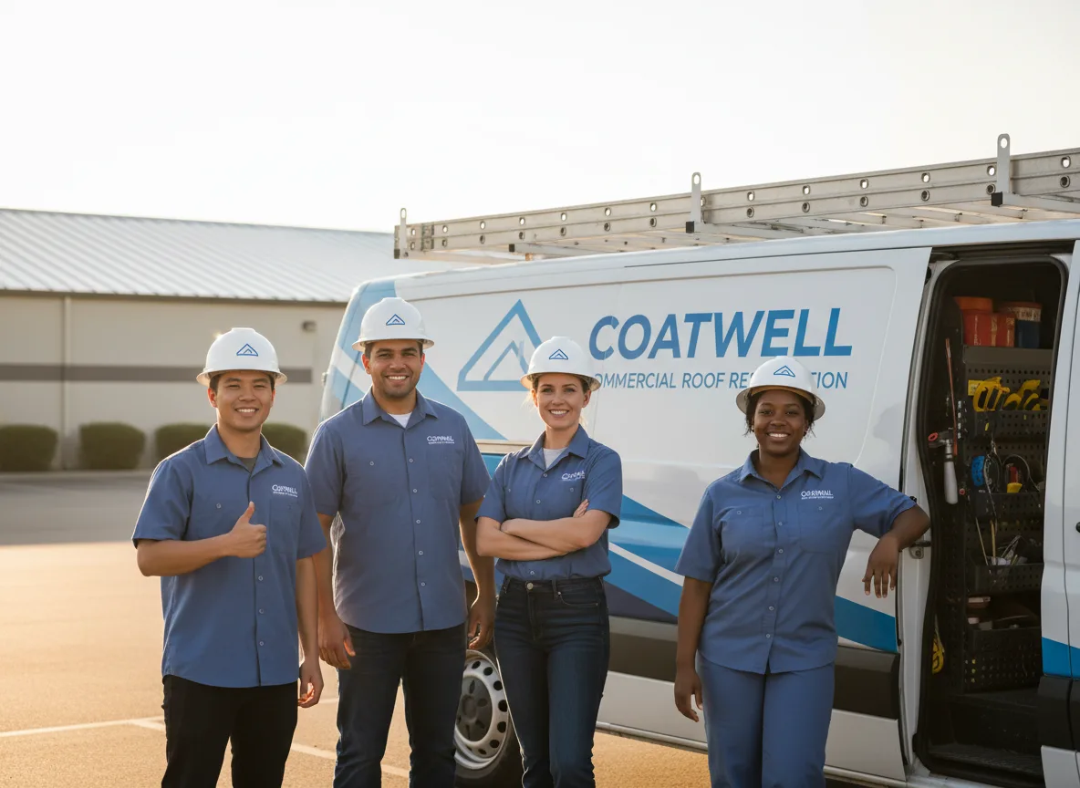 Commercial roof coating company in Greenleaf, WI