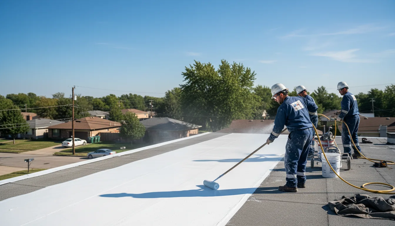 Commercial roof coating in Greenleaf, WI near me